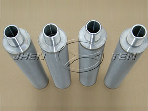 Sintered filter cartridge