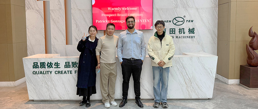 Cross-Ocean Exchange and Growth! Brazilian Clients Visit Jhenten Machinery for In-Depth Study